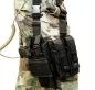 Preview: Strike Systems MP5K/UMP/MP7 suitable Leg-Holster with Mag-Pouch Black